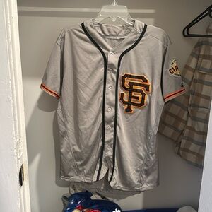 Majestic MLB San Francisco Giants Bumgarner Baseball Jersey